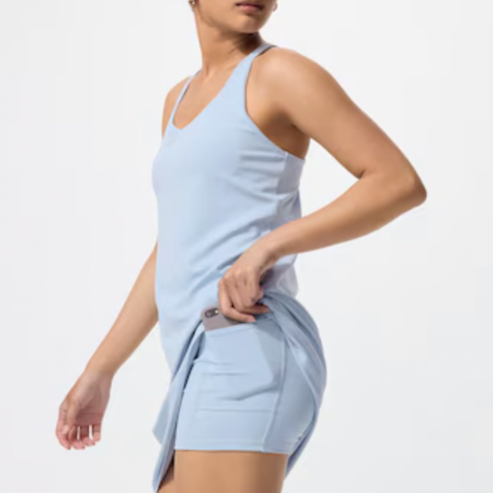 Uniqlo White Airism Soft Mini Dress - Picture 7 of 7